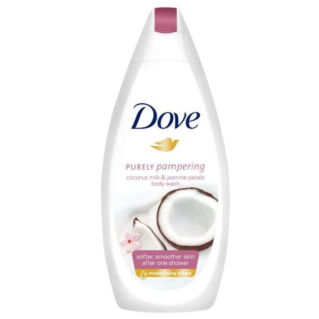 dove purely pampering body wash coconut