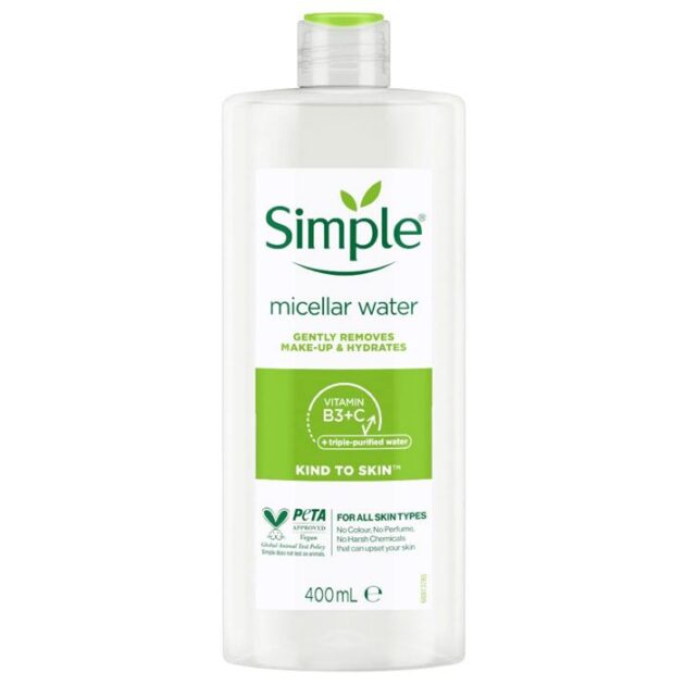 simple micellar cleansing water 400ml new